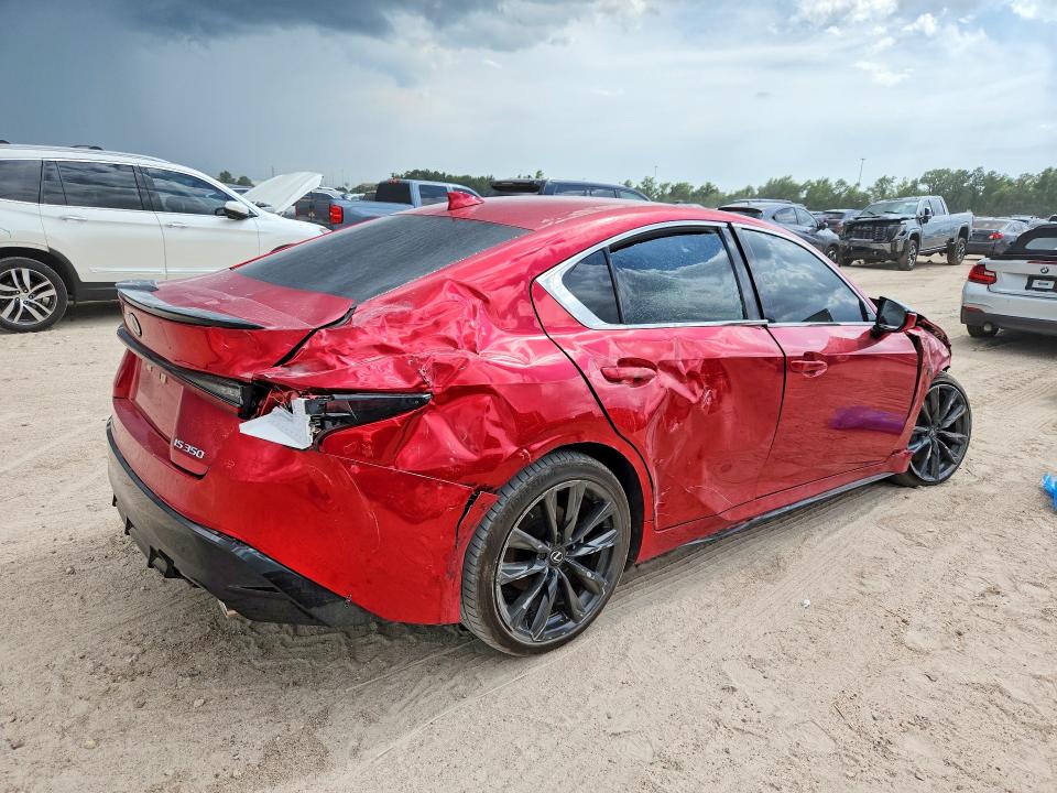 2025 Lexus Is 350 VIN JTHBZ1B28S5084253 COPART salvage auction — FRONT END, TX - SALVAGE VEHICLE TITLE, sold $10,300 on 2026-07-24 (photo 3)