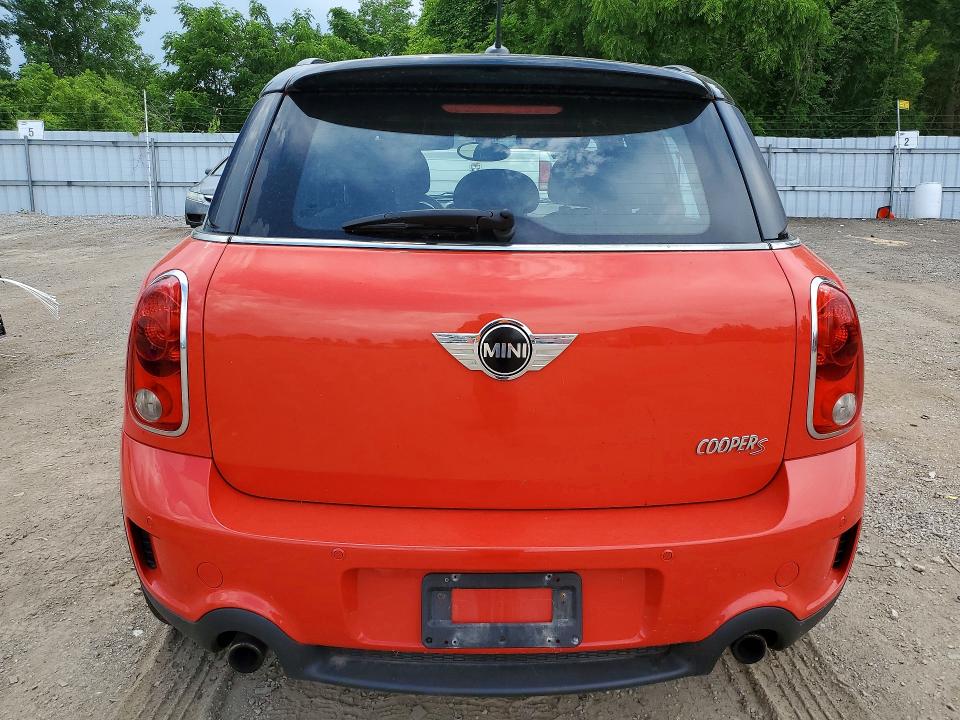 2012 Mini Cooper VIN WMWZC5C52CWL59268 COPART salvage auction — FRONT END, ON - PERMIT NO BRAND - UNFIT, sold $150 on 2026-07-28 (photo 6)