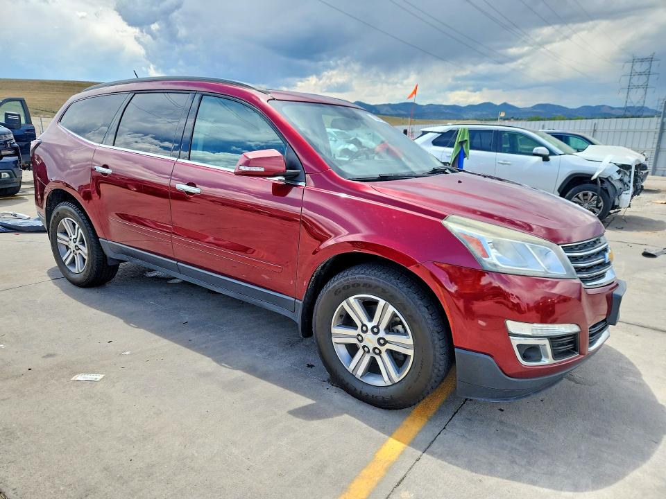 2015 Chevrolet Traverse VIN 1GNKVHKDXFJ333115 COPART salvage auction — HAIL, Co - Certificate Of Title, sold $500 on 2026-07-22 (photo 4)