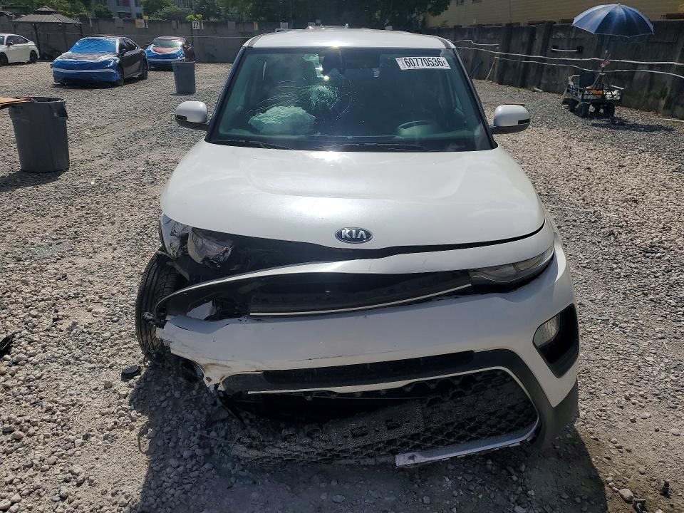 2021 Kia Soul VIN KNDJ23AU2M7124950 COPART salvage auction — FRONT END, Fl - Certificate Of Destruction, sold $1,650 on 2026-07-31 (photo 5)