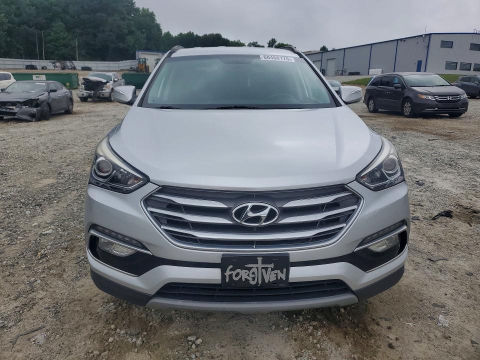 2018 Hyundai Santa fe VIN 5XYZU3LBXJG562221 COPART salvage auction — REAR END, GA - CERT OF TITLE-COURT ORDER, sold $3,200 on 2026-07-22 (photo 5)