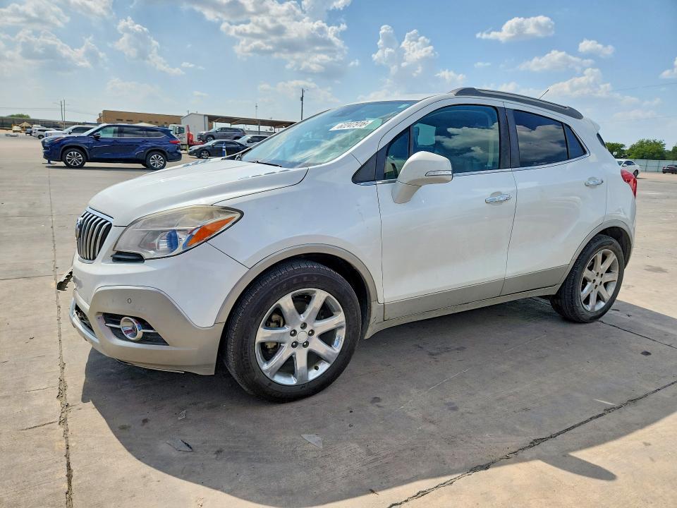 2016 Buick Encore VIN KL4CJDSB2GB715533 COPART salvage auction — FRONT END, TX - CERTIFICATE OF TITLE (P), sold $700 on 2026-07-27 (photo 1)