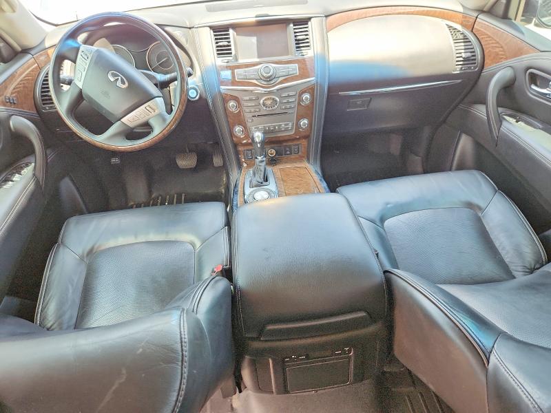 2017 Infiniti Qx80 VIN JN8AZ2NF7H9647364 COPART salvage auction — UNDERCARRIAGE, Tx - Certificate Of Title (P), sold $1,250 on 2026-07-21 (photo 8)