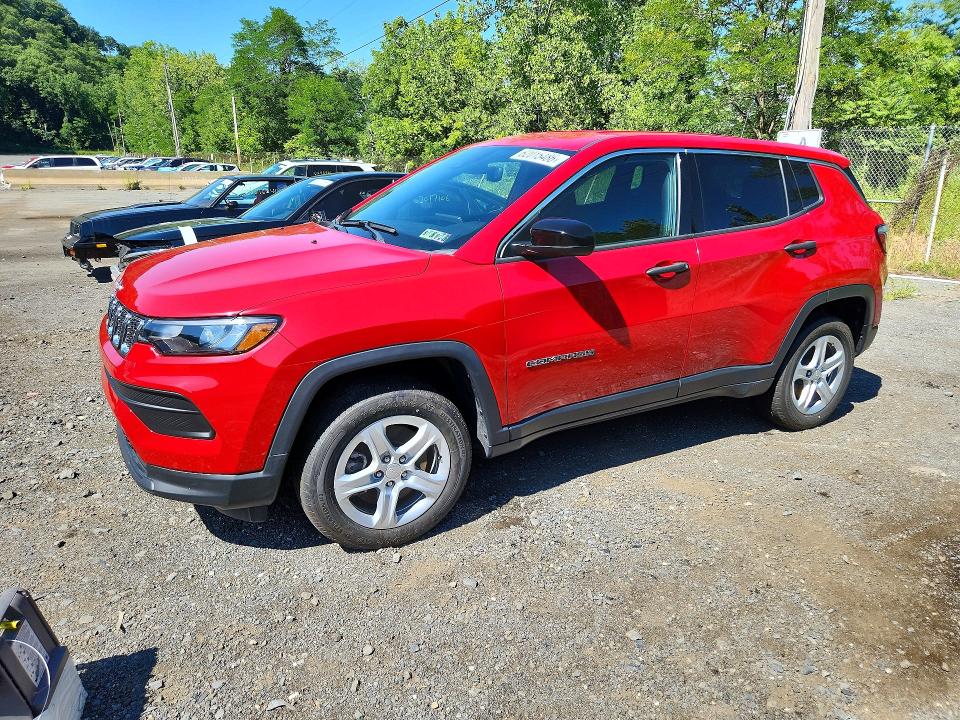 2024 Jeep Compass VIN 3C4NJDANXRT591605 — COPART salvage auction photo