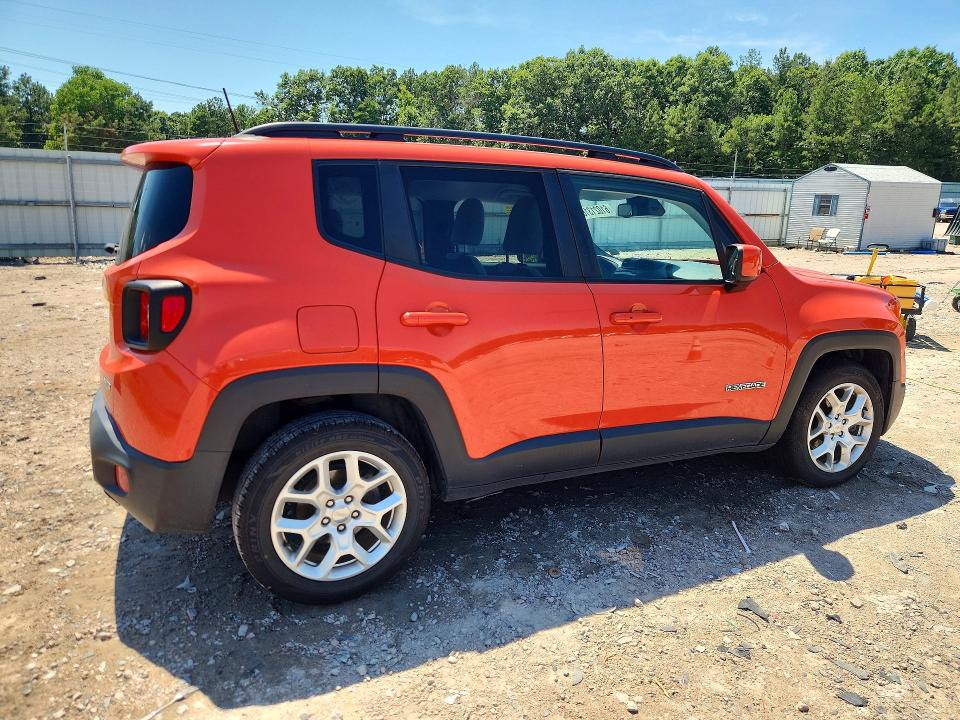 2018 Jeep Renegade VIN ZACCJABB6JPJ59791 COPART salvage auction — FRONT END, VA - CERT OF TITLE - SALVAGE, sold $1,100 on 2026-07-27 (photo 3)