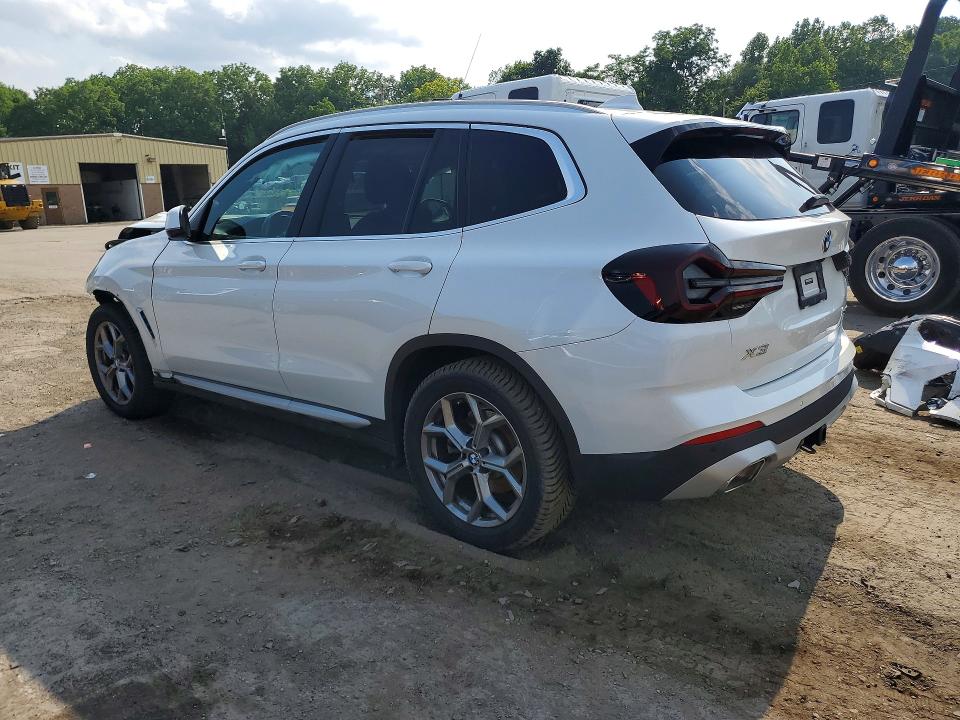 2023 BMW X3 VIN 5UX53DP09P9S47113 COPART salvage auction — FRONT END, Ny - Mv-907A Salvage Certificate, sold $350 on 2026-07-30 (photo 2)
