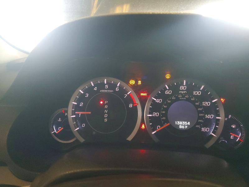 2011 Acura Tsx VIN JH4CU2F6XBC005893 COPART salvage auction — WATER/FLOOD, FL - CERT OF TITLE-FLOOD & REBUILT, sold $525 on 2026-07-22 (photo 9)
