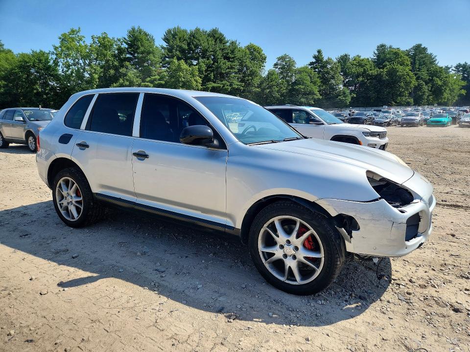 2005 Porsche Cayenne VIN WP1AC29P35LA90577 COPART salvage auction — FRONT END, Ma - Cert Of Title-Reconstrctd Coll, sold $400 on 2026-07-20 (photo 4)
