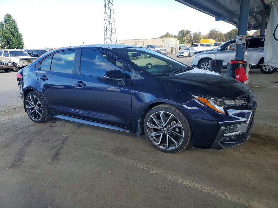 2020 Toyota Corolla VIN JTDS4RCE1LJ001293 COPART salvage auction — REAR END, Ca - Salvage Certificate, sold $30 on 2026-07-28 (photo 4)