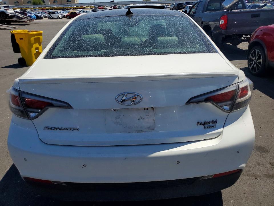2017 Hyundai Sonata VIN KMHE34L17HA050730 COPART salvage auction — FRONT END, Ut - Cert Of Sale - Rebuilt/Restore, sold $1,200 on 2026-07-22 (photo 6)