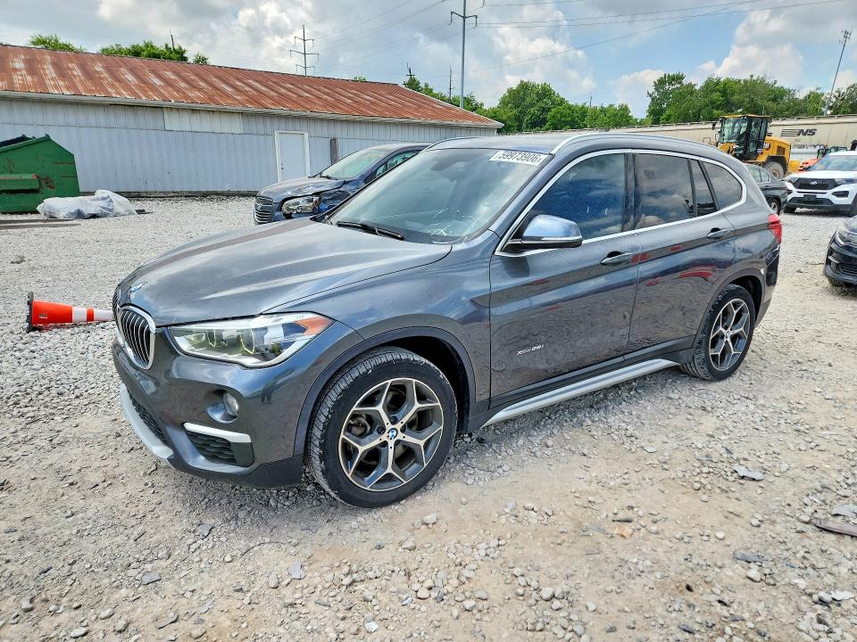 2018 BMW X1 VIN WBXHT3C34J5K27989 COPART salvage auction — REAR END, Wv - Certificate Of Title, sold $125 on 2026-07-24 (photo 1)