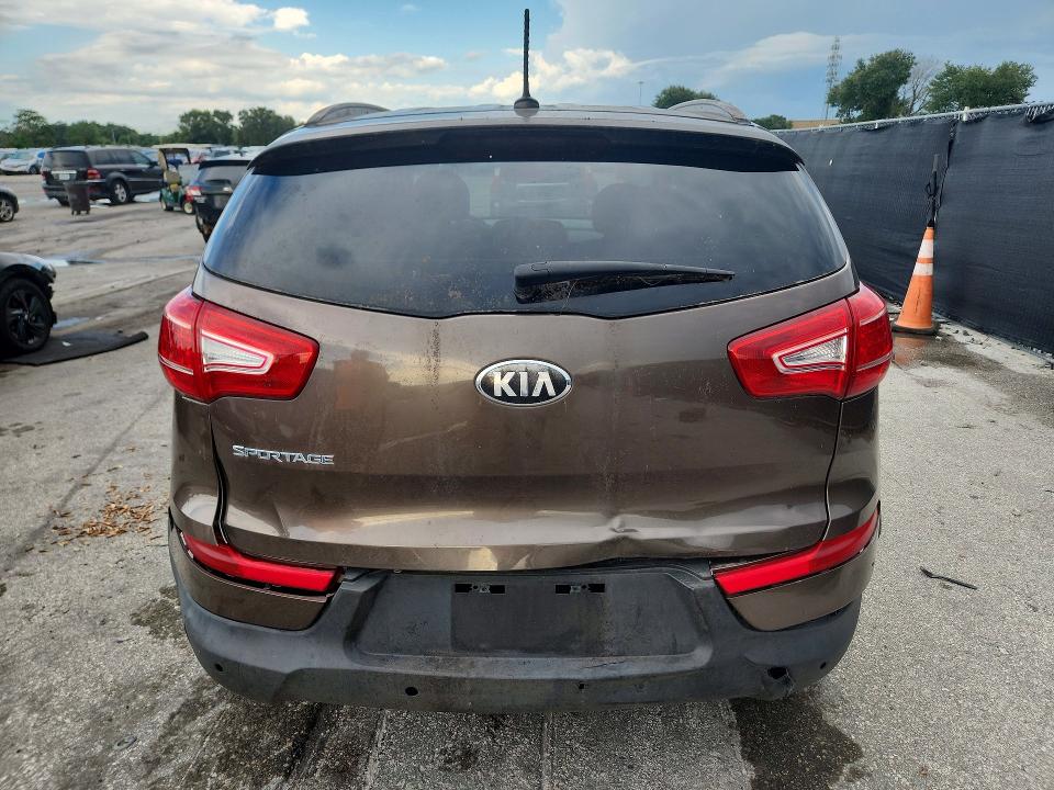 2013 Kia Sportage VIN KNDPB3A27D7480707 COPART salvage auction — SIDE, Fl - Certificate Of Title, sold $1,550 on 2026-07-21 (photo 6)