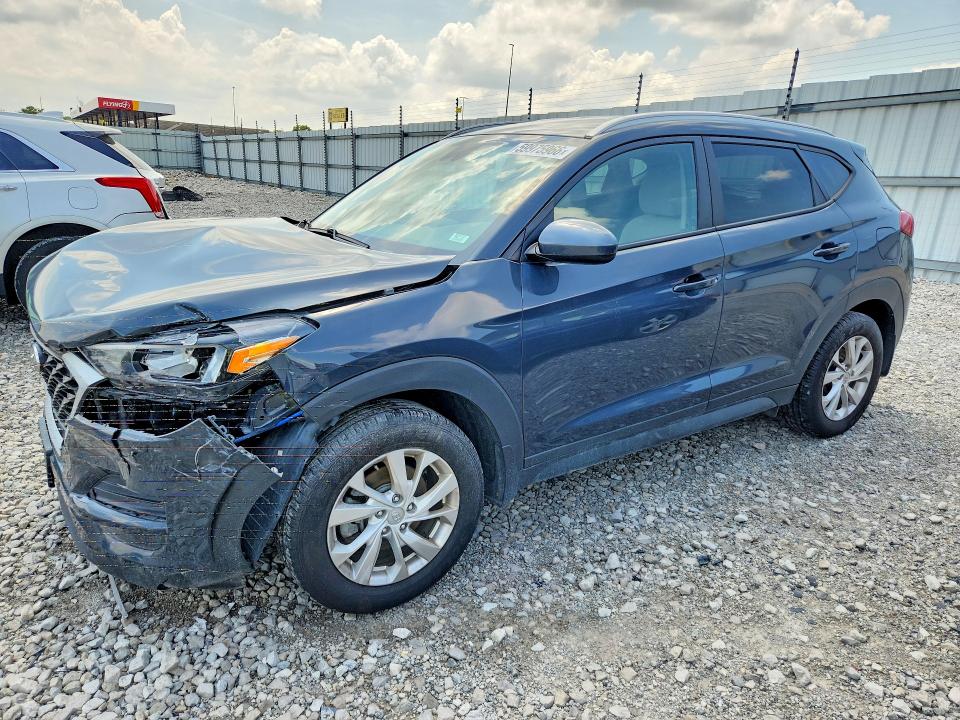 2021 Hyundai Tucson VIN KM8J3CA43MU334502 COPART salvage auction — FRONT END, Mo - Certificate Of Title, sold $3,050 on 2026-07-15 (photo 1)