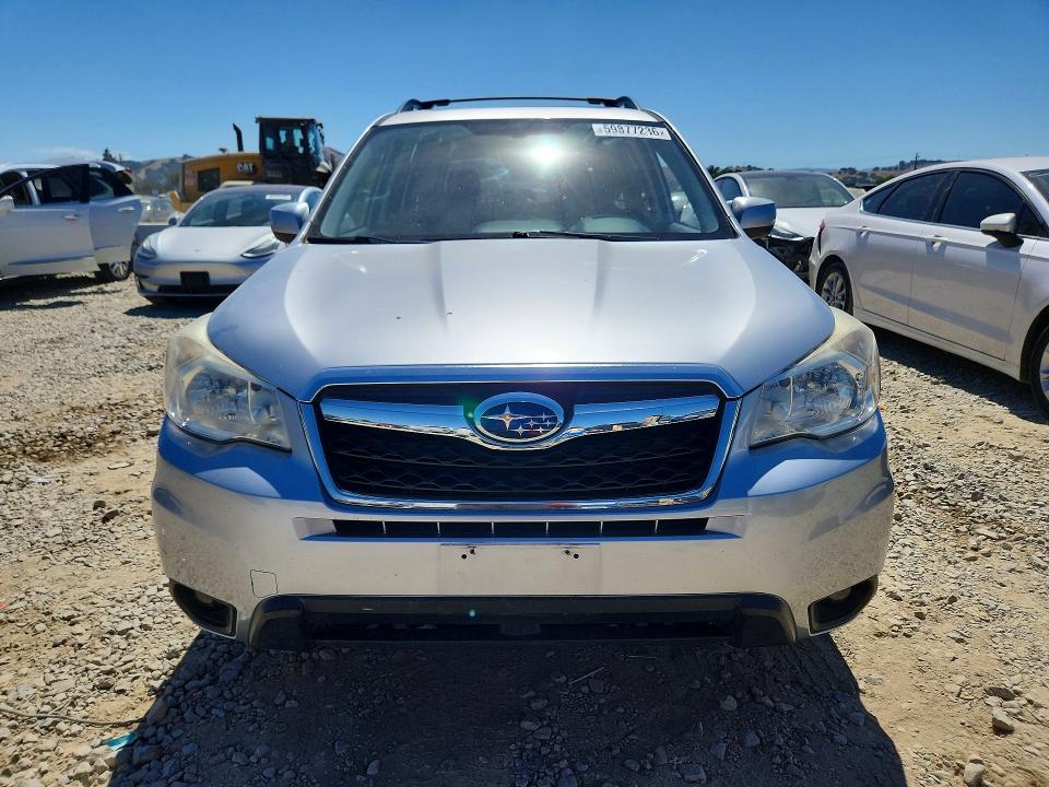 2014 Subaru Forester VIN JF2SJAEC5EH442989 COPART salvage auction — REAR END, Ca - Salvage Certificate, sold $60 on 2026-07-21 (photo 5)