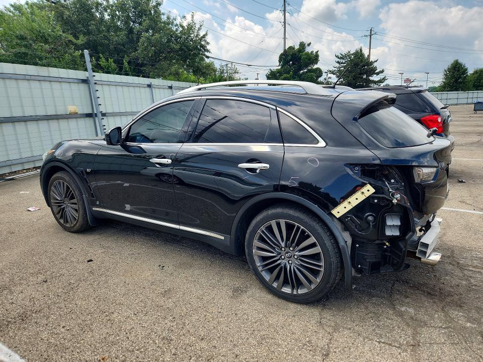 2017 Infiniti VIN JN8CS1MW8HM412042 COPART salvage auction — REAR END, Oh - Cert Of Title-Salvage, sold $2,050 on 2026-07-29 (photo 2)