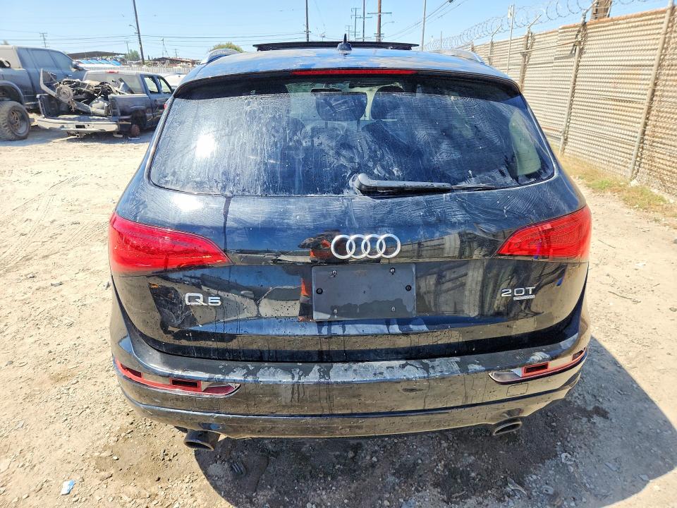 2013 Audi Q5 VIN WA1LFAFP1DA101158 COPART salvage auction — FRONT END, CA - DIS/DLR/EXP APP FOR DUP CLEAN, sold $375 on 2026-07-27 (photo 6)