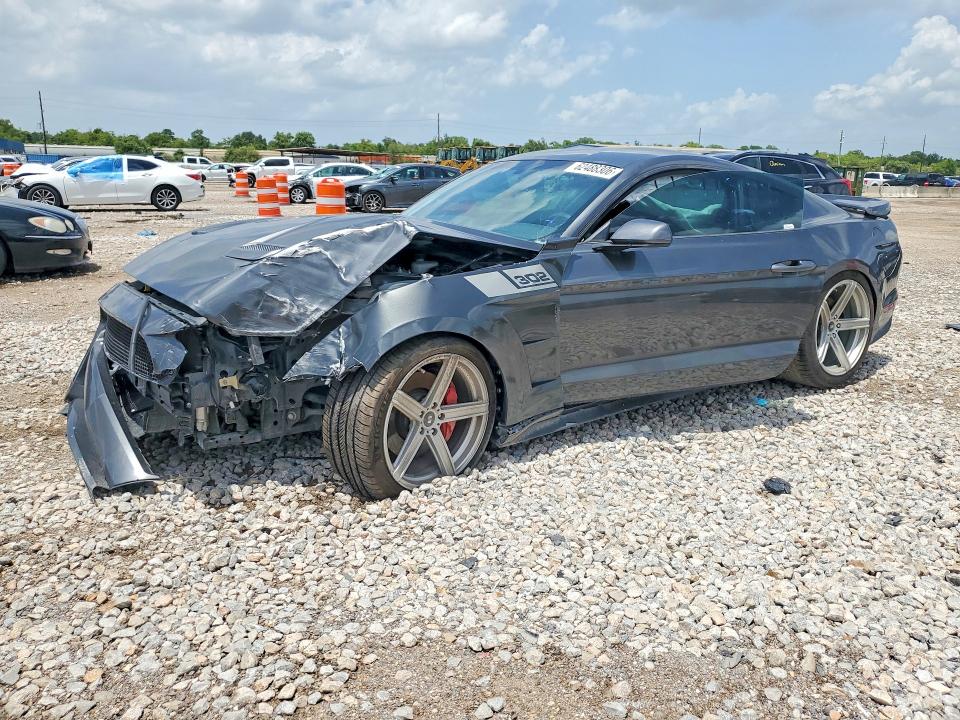 2020 Ford Mustang VIN 1FA6P8CF7L5124378 COPART salvage auction — FRONT END, Tx - Salvage Vehicle Title, sold $10,600 on 2026-08-20 (photo 1)