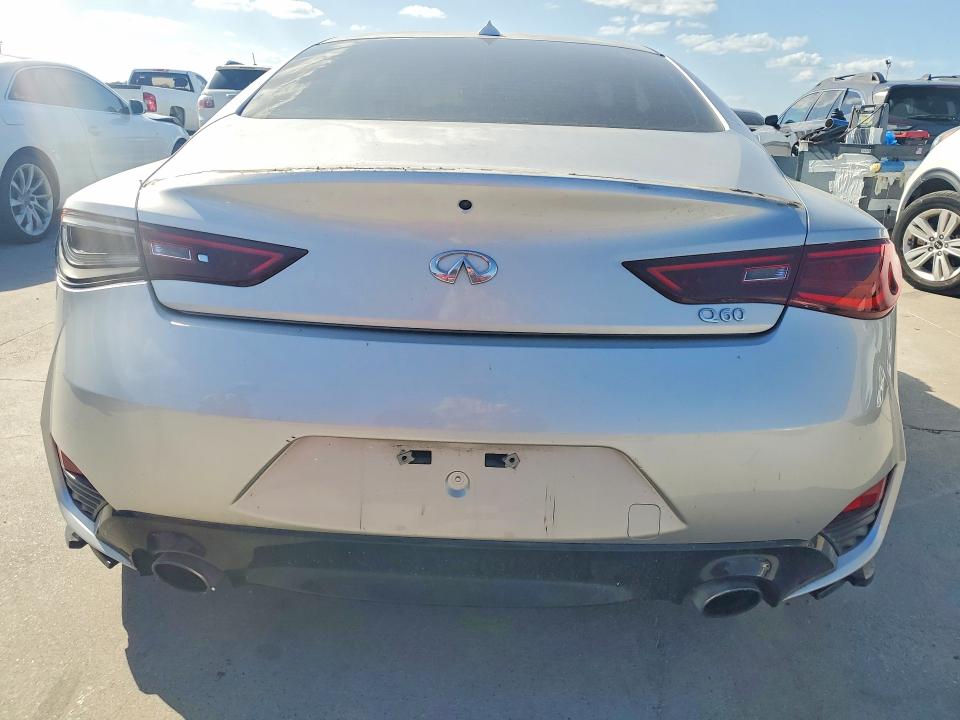 2018 Infiniti Q60 VIN JN1EV7EK0JM341535 COPART salvage auction — FRONT END, Tx - Cert Of Title-Rebuilt Salvage, sold $3,000 on 2026-07-06 (photo 6)