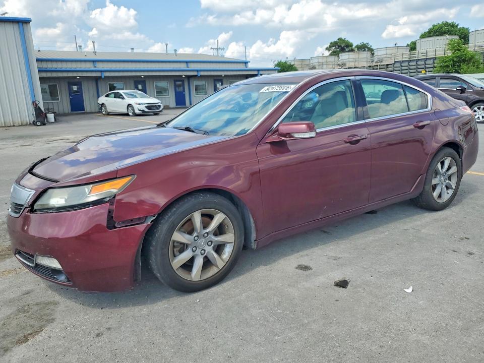 2012 Acura Tl VIN 19UUA8F51CA029295 COPART salvage auction — FRONT END, Ok - Certificate Of Title, sold $500 on 2026-07-10 (photo 1)