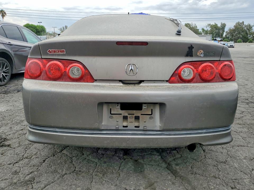 2005 Acura Rsx VIN JH4DC54875S016759 COPART salvage auction — FRONT END, Ca - Salvage Certificate, sold $325 on 2026-07-20 (photo 6)