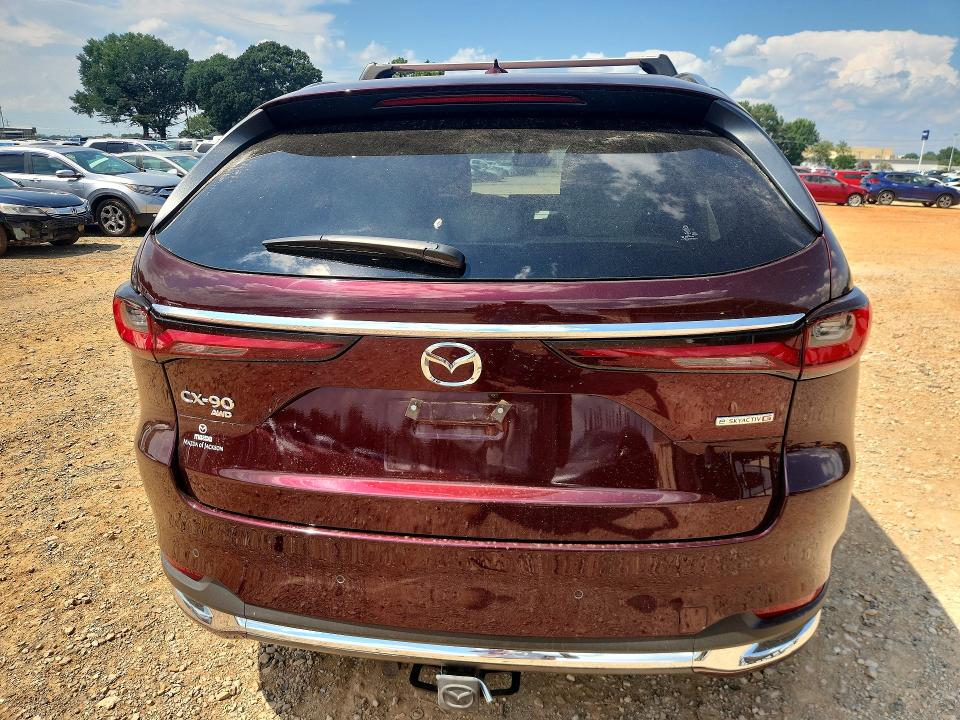 2025 Mazda Cx-90 VIN JM3KKDHC9S1243870 COPART salvage auction — FRONT END, AL - CERT OF TITLE-SALVAGE TITLE, sold $17,600 on 2026-09-02 (photo 6)