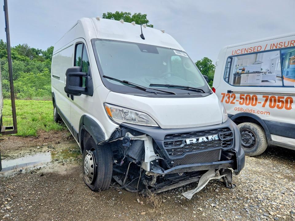 2025 Ram Promaster 2500 VIN 3C6LRVDGXSE509571 COPART salvage auction — FRONT END, PA - CERTIFICATE OF SALVAGE, sold $12,800 on 2026-07-31 (photo 4)