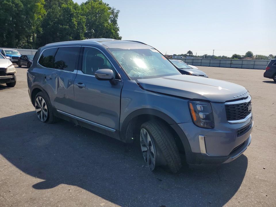 2022 Kia Telluride VIN 5XYP34HC9NG304022 COPART salvage auction — SIDE, Nc - Salvage Certificate Of Title, sold $1,250 on 2026-07-30 (photo 4)