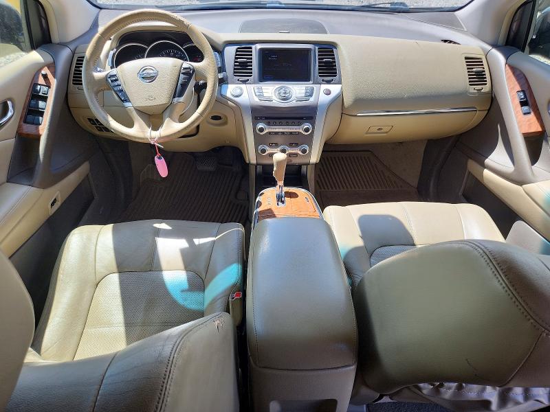 2013 Nissan Murano VIN JN8AZ1MW8DW309110 COPART salvage auction — HAIL, CO - CERTIFICATE OF TITLE, sold $1,000 on 2026-07-30 (photo 8)