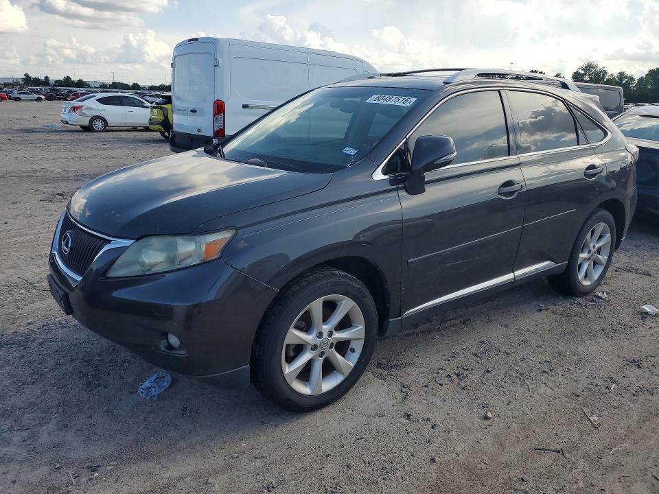 2010 Lexus Rx 350 VIN 2T2ZK1BA3AC035860 COPART salvage auction — MECHANICAL, TX - CERTIFICATE OF TITLE, sold $2,650 on 2026-07-17 (photo 1)
