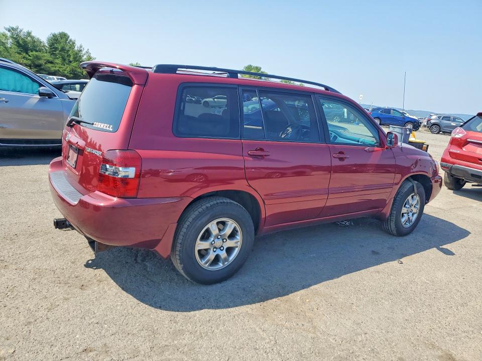 2007 Toyota Highlander VIN JTEHP21A670228737 COPART salvage auction — FRONT END, PA - CERTIFICATE OF SALVAGE, sold $250 on 2026-07-31 (photo 3)