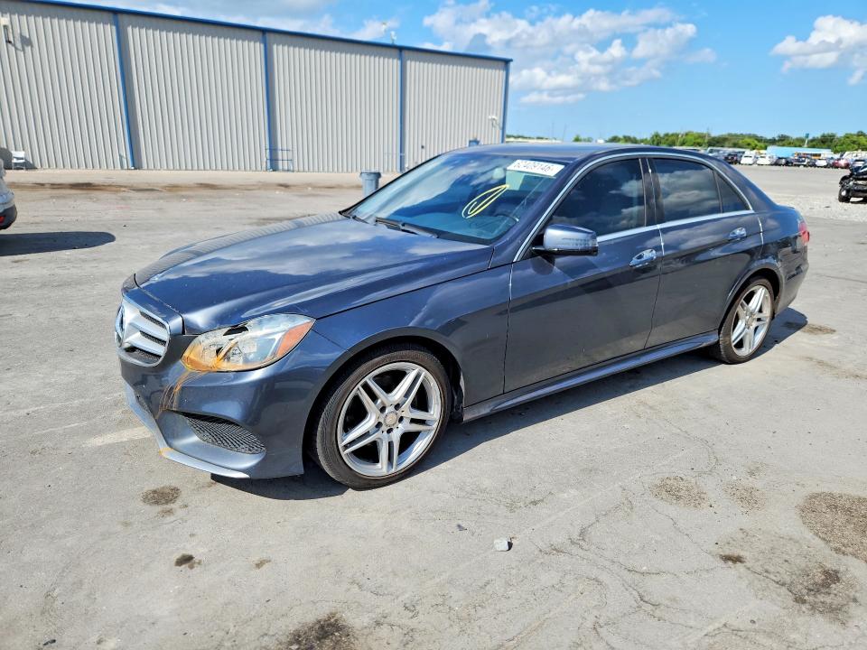 2014 Mercedes-benz E-klasse VIN WDDHF5KB6EA835122 COPART salvage auction — FRONT END, Fl - Certificate Of Title, sold $3,000 on 2026-08-05 (photo 1)