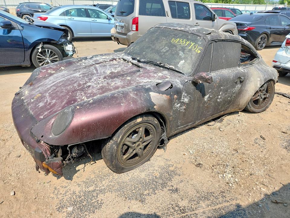 1998 Porsche 911 VIN WP0DA2997WS385162 — COPART salvage auction photo
