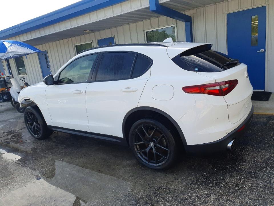 2021 Alfa romeo Stelvio VIN ZASPAJAN3M7C98625 COPART salvage auction — FRONT END, FL - CERTIFICATE OF TITLE, sold $2,600 on 2026-07-30 (photo 2)