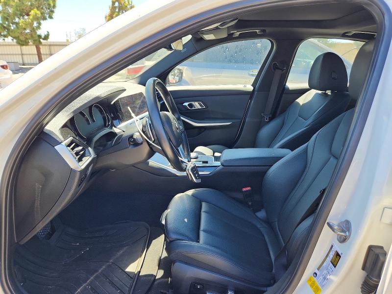 2019 BMW 3er VIN WBA5R1C57KAJ99390 COPART salvage auction — REAR END, Ca - Salvage Certificate, sold $4,650 on 2026-07-28 (photo 7)