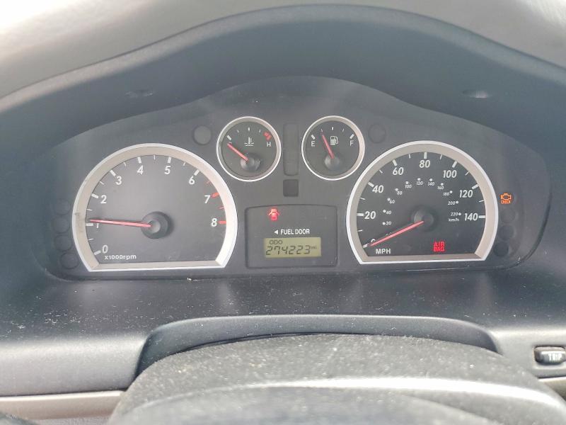 2005 Hyundai Santa fe VIN KM8SC13D75U875267 COPART salvage auction — SIDE, LA - CERT OF TITLE-SALVAGE (P), sold $225 on 2026-07-21 (photo 9)