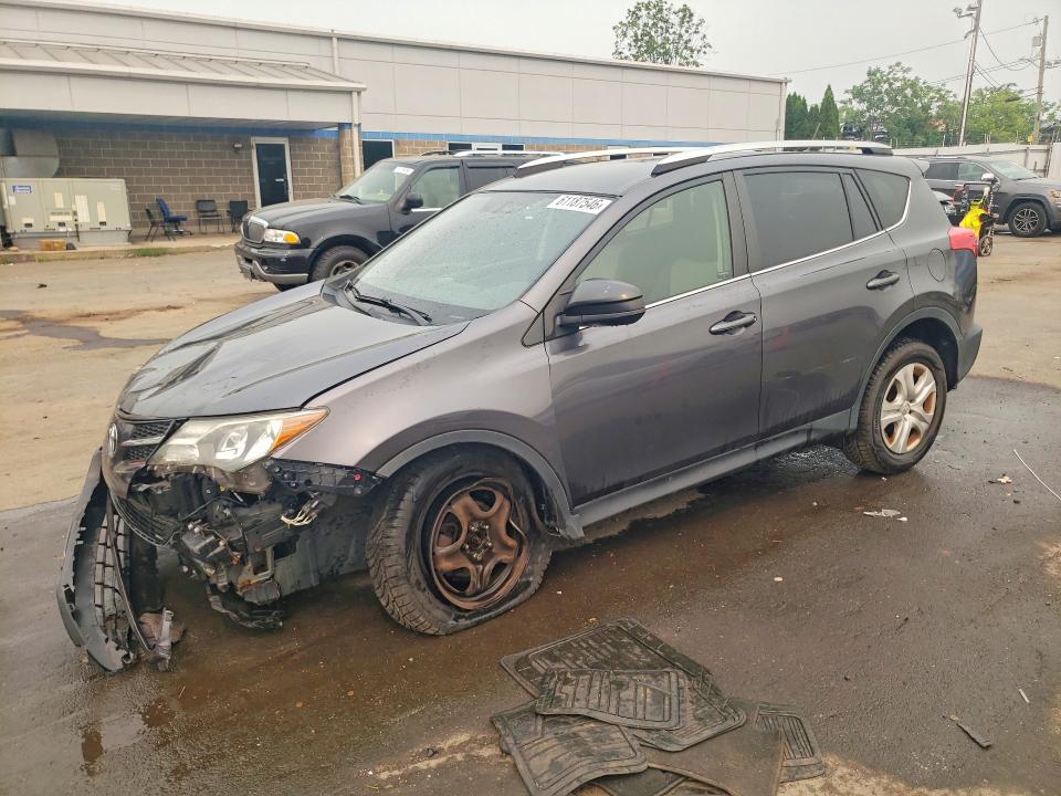 2015 Toyota Rav 4 VIN JTMBFREV9FJ023117 COPART salvage auction — FRONT END, Ct - Cert Of Title-Salvage, sold $3,100 on 2026-07-31 (photo 1)