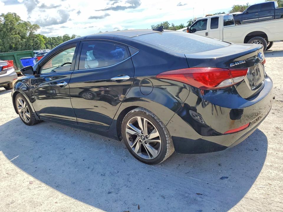 2016 Hyundai Elantra VIN KMHDH4AEXGU607498 COPART salvage auction — MINOR DENT/SCRATCHES, FL - CERTIFICATE OF TITLE, sold $700 on 2026-07-17 (photo 2)
