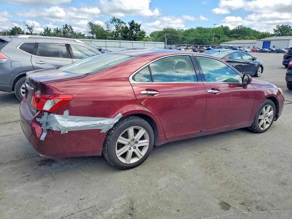 2007 Lexus Es 350 VIN JTHBJ46G072072041 COPART salvage auction — REAR END, NJ - CERTIFICATE OF TITLE, sold $800 on 2026-07-14 (photo 3)