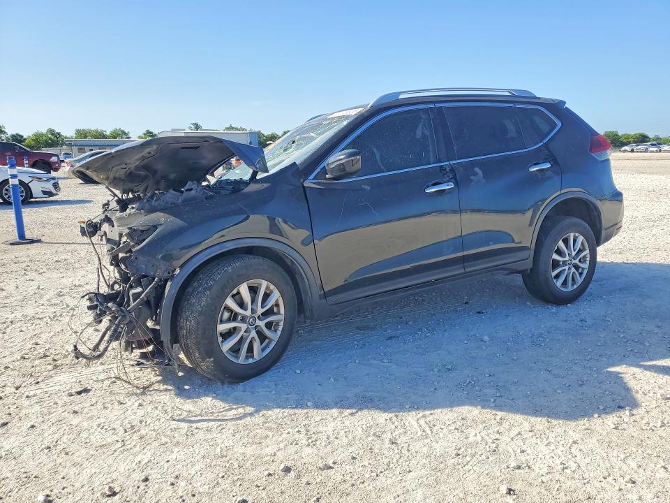 2019 Nissan Rogue VIN KNMAT2MT8KP558961 COPART salvage auction — FRONT END, TX - SALVAGE VEHICLE TITLE (P), sold $300 on 2026-07-16 (photo 1)