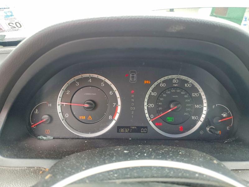 2008 Honda Accord VIN JHMCP26878C069956 COPART salvage auction — FRONT END, LA - CERTIFICATE OF TITLE, sold $325 on 2026-07-27 (photo 9)