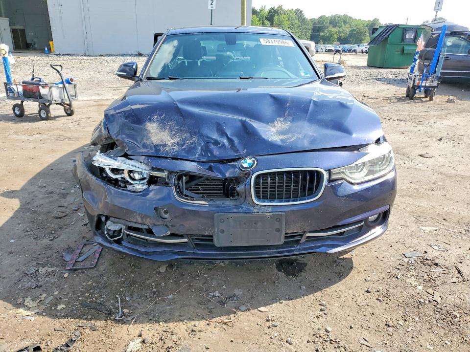 2016 BMW 3er VIN WBA8E3G57GNT76356 COPART salvage auction — FRONT END, VA - CERTIFICATE OF TITLE, sold $825 on 2026-07-29 (photo 5)