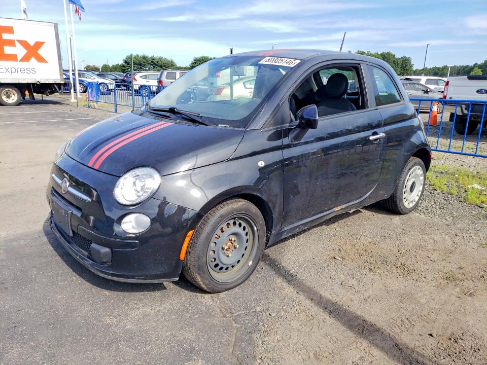 2012 Fiat 500 VIN 3C3CFFAR2CT280415 COPART salvage auction — MINOR DENT/SCRATCHES, MA - CERTIFICATE OF TITLE, sold $450 on 2026-07-27 (photo 1)