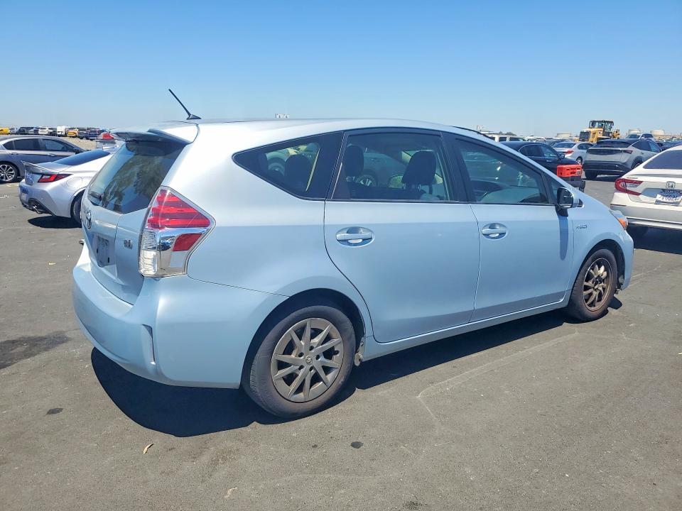 2016 Toyota Prius v VIN JTDZN3EU8GJ052437 COPART salvage auction — VANDALISM, CA - SALVAGE CERTIFICATE, sold $7,300 on 2026-07-20 (photo 3)