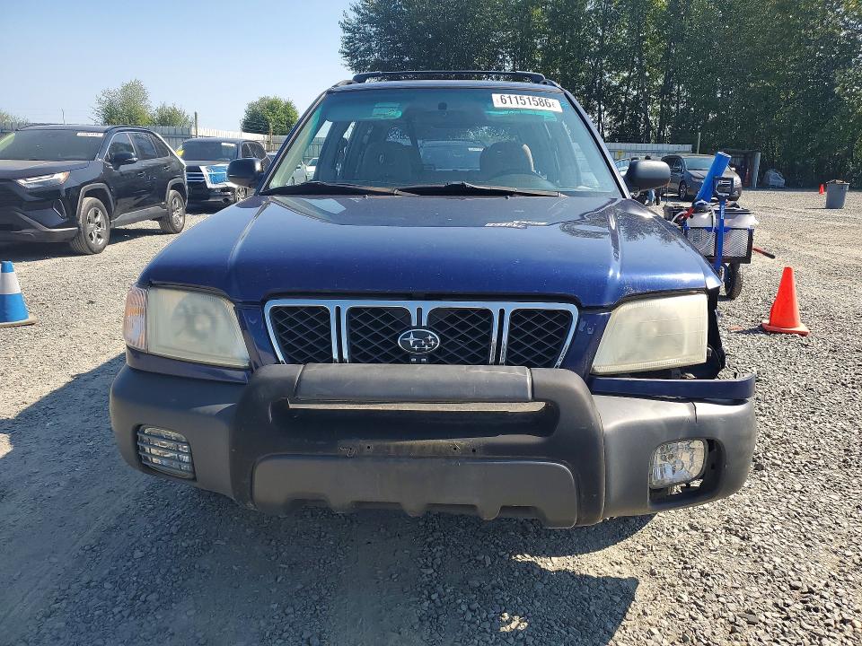 2001 Subaru Forester VIN JF1SF63511H705884 COPART salvage auction — FRONT END, WA - BILL OF SALE, sold $275 on 2026-07-27 (photo 5)