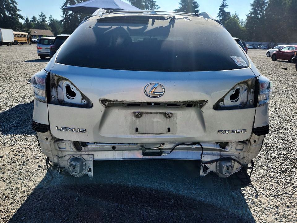 2010 Lexus Rx 350 VIN JTJBK1BA1A2426944 COPART salvage auction — REAR END, WA - BILL OF SALE, sold $4,550 on 2026-07-14 (photo 6)