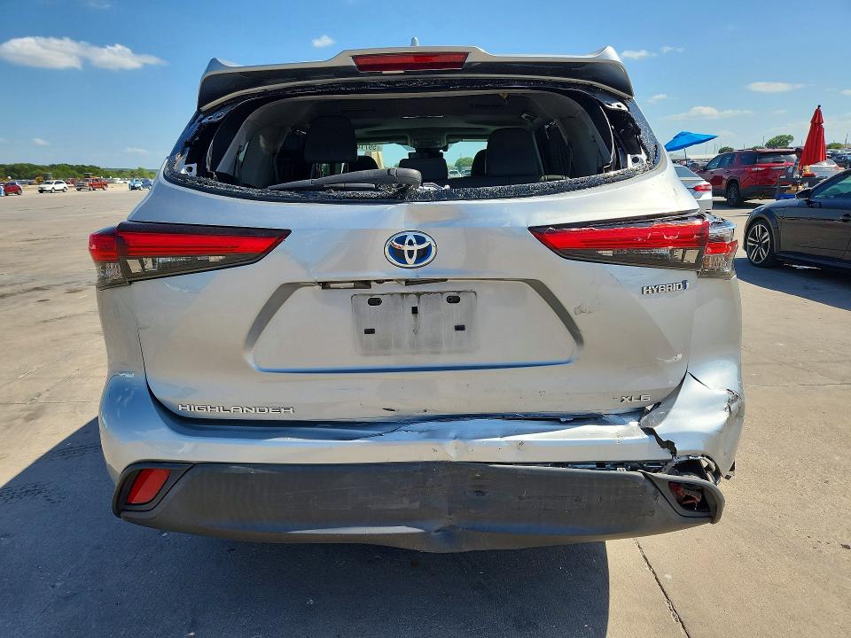 2020 Toyota Highlander VIN 5TDGARAH2LS500215 COPART salvage auction — SIDE, Salvage Title, sold $1,100 on 2026-07-30 (photo 6)