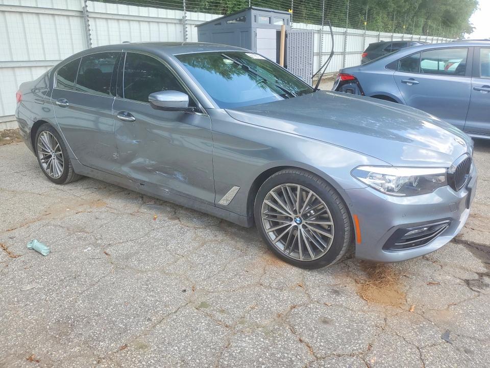 2017 BMW 5er VIN WBAJA7C3XHG906821 COPART salvage auction — SIDE, Salvage Title, sold $5,600 on 2026-07-28 (photo 4)