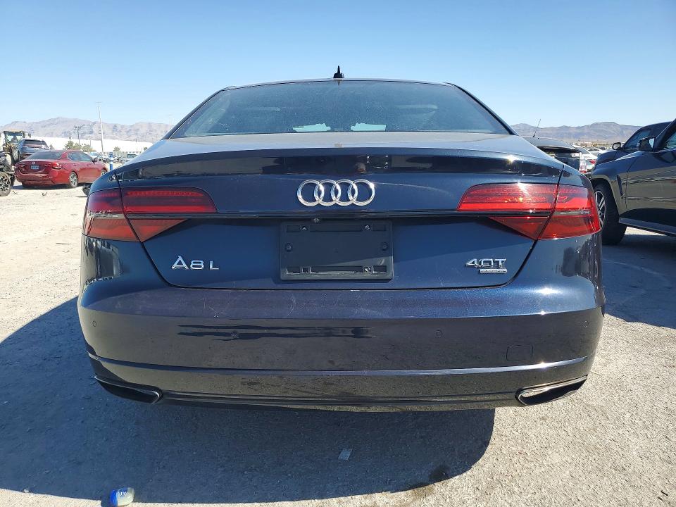 2017 Audi A8 VIN WAU43AFD2HN005091 COPART salvage auction — FRONT END, Nv - Certificate Of Title (P), sold $4,750 on 2026-08-25 (photo 6)