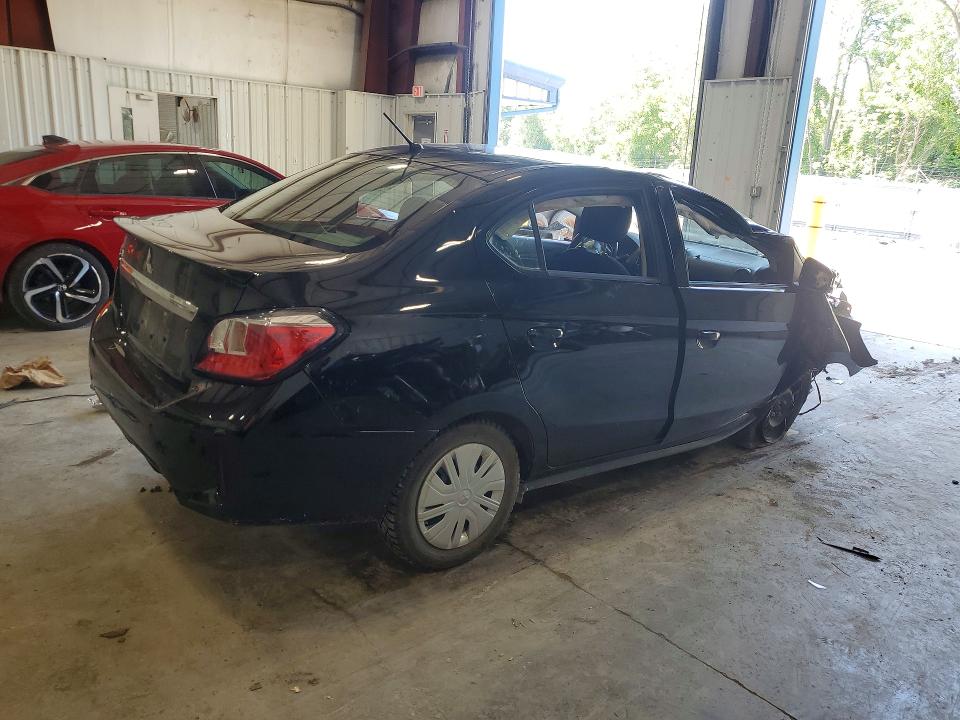 2024 Mitsubishi Mirage VIN ML32FUFJ5RHF06961 COPART salvage auction — FRONT END, Ny - Mv-907A Salvage Certificate, sold $1,250 on 2026-07-15 (photo 3)