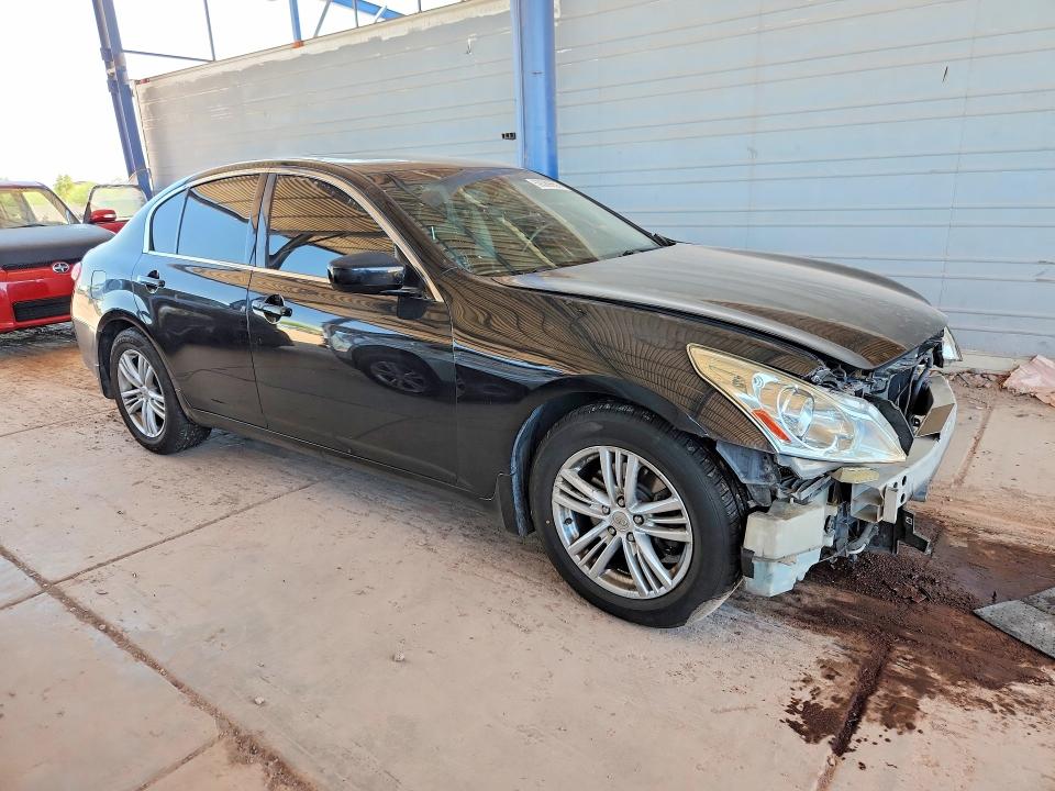 2012 Infiniti G VIN JN1CV6AR5CM972997 COPART salvage auction — FRONT END, Az - Cert Of Title - Salvage, sold $1,850 on 2026-07-14 (photo 4)